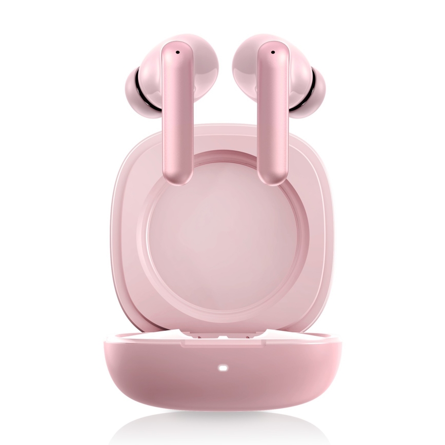Niceboy Pins 4 PRO - Ασύρματα ακουστικά με ANC 380 mAh + 2x 35 mAh IP54 ροζ