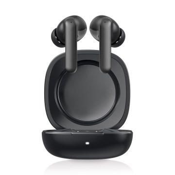 Niceboy Pins 4 PRO - Ασύρματα ακουστικά με ANC 380 mAh + 2x 35 mAh IP54 μαύρο