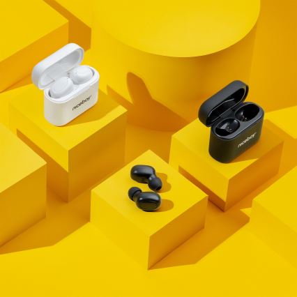 Niceboy Podsie 4 - Ασύρματα ακουστικά IP54 λευκά