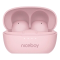 Niceboy Podsie 4 POP - Ασύρματα ακουστικά 400 mAh + 2x 40 mAh IPX4 ροζ