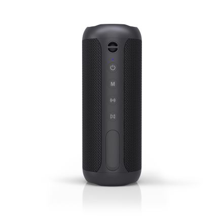 Niceboy Polaris - LED Ασύρματο ηχείο με μικρόφωνο 30W/4000 mAh IPX7 μαύρο