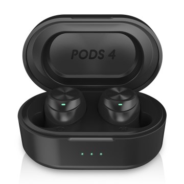 Niceboy Recessed 4 - Ασύρματα ακουστικά 500 mAh + 2x 70 mAh IPX5 μαύρο