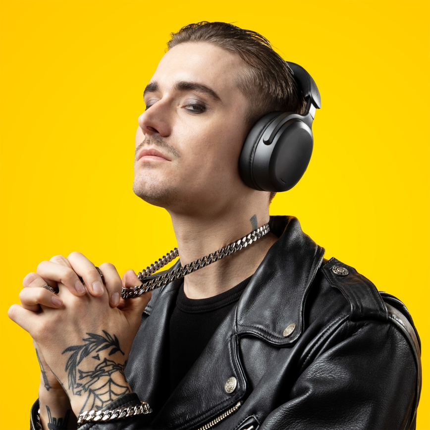 Niceboy Sora - Ασύρματα ακουστικά με μικρόφωνο 250 mAh IPX4 μαύρο