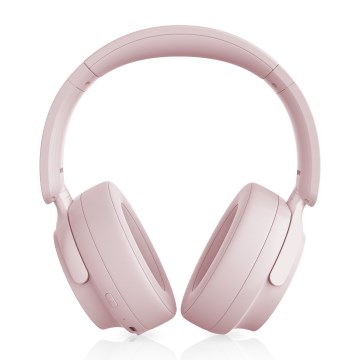 Niceboy Stellar - Ασύρματα ακουστικά με ενσωματωμένο μικρόφωνο και ANC, 400 mAh, IPX4, ροζ