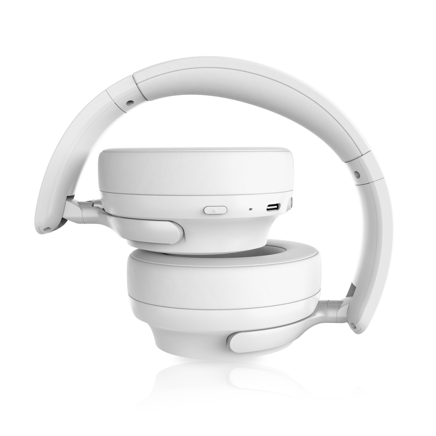 Niceboy Stellar - Ασύρματα ακουστικά με μικρόφωνο και ANC 400 mAh IPX4 λευκό