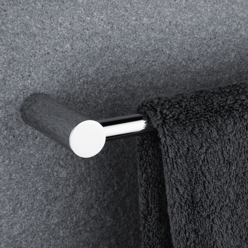 NIMCO BR 11035-26 - Επιτοίχια πετσετοθήκη BORMO 36 cm γυαλιστερό χρώμιο