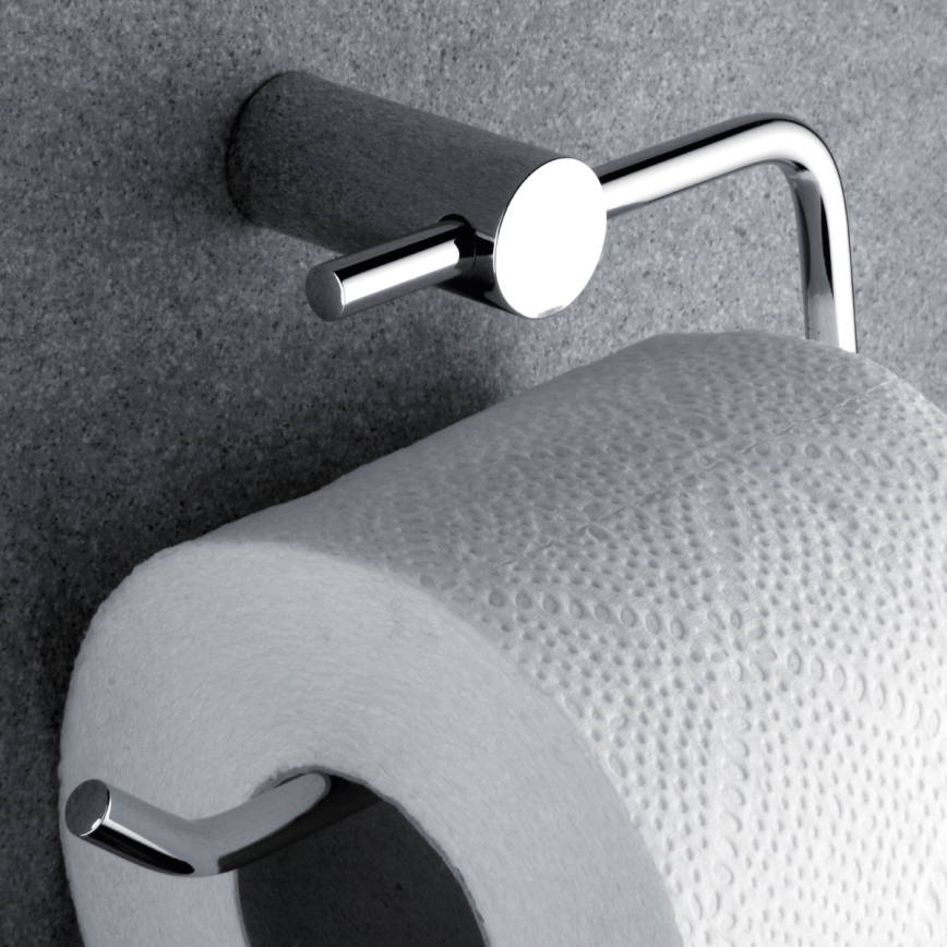 NIMCO BR 11055-26 - Χαρτοθήκη BORMO γυαλιστερό χρώμιο