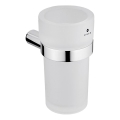 NIMCO BR 11058W-26 - ποτηροθήκη μπάνιου BORMO ματ Γυαλί/γυαλιστερό χρώμιο