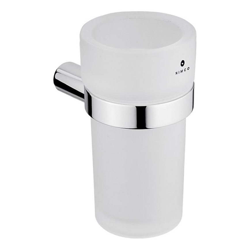 NIMCO BR 11058W-26 - ποτηροθήκη μπάνιου BORMO ματ Γυαλί/γυαλιστερό χρώμιο
