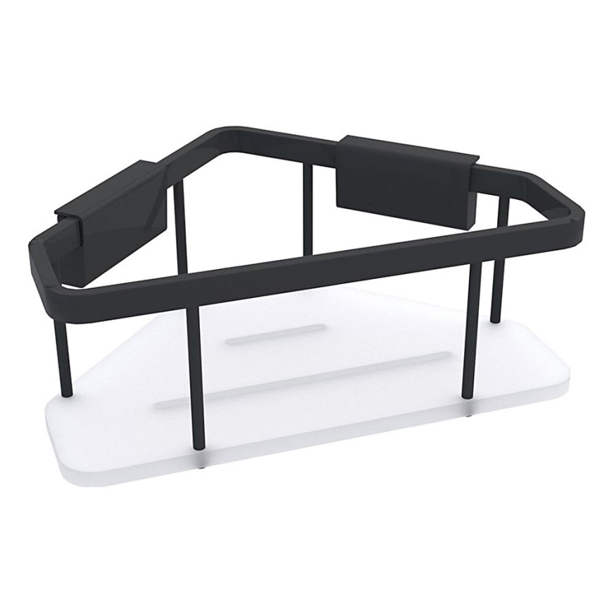 NIMCO Ki-14003-B-90 - Σπογγοθήκη Επιτοίχια KIBO ματ μαύρο/λευκό