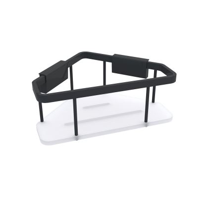 NIMCO Ki-14003-B-90 - Σπογγοθήκη Επιτοίχια KIBO ματ μαύρο/λευκό