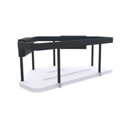 NIMCO Ki-14003-B-90 - Σπογγοθήκη Επιτοίχια KIBO ματ μαύρο/λευκό