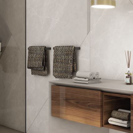 NIMCO MAC 29035-90 - Επιτοίχια πετσετοθήκη MAYA 36 cm ματ μαύρο