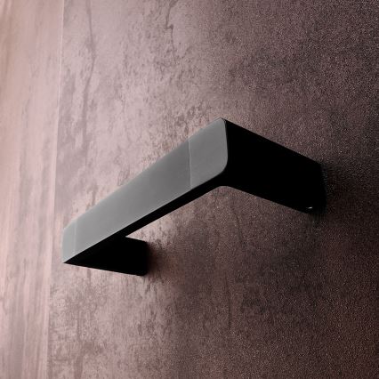 NIMCO MAC 29035-90 - Επιτοίχια πετσετοθήκη MAYA 36 cm ματ μαύρο