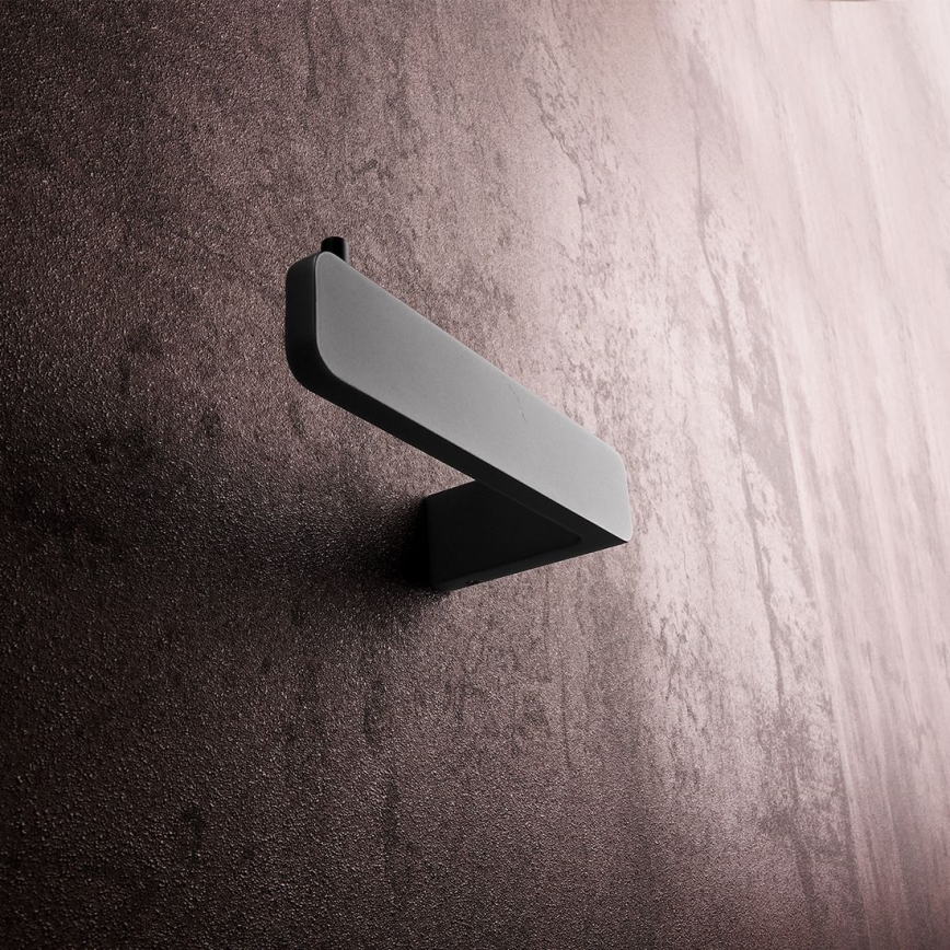 NIMCO MAC σετ-94KN-90 - Πιγκάλ μπάνιου και χαρτοθήκη MAYA λευκό/ματ μαύρο