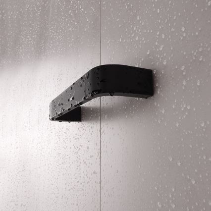 NIMCO NKC 30035-90 - Επιτοίχια πετσετοθήκη NIKAU 39 cm ματ μαύρο