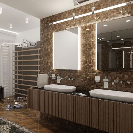 NIMCO ZP 11000 - Καθρέφτης Μπάνιου με οπίσθιο φωτισμό LED LED/18W/230V 6500K 60x40 cm IP44