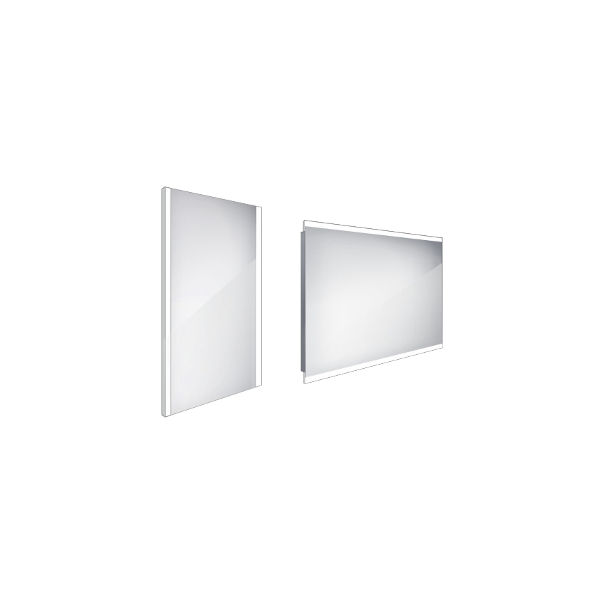 NIMCO ZP 11000 - Καθρέφτης Μπάνιου με οπίσθιο φωτισμό LED LED/18W/230V 6500K 60x40 cm IP44