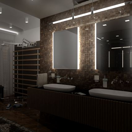 NIMCO ZP 11000 - Καθρέφτης Μπάνιου με οπίσθιο φωτισμό LED LED/18W/230V 6500K 60x40 cm IP44