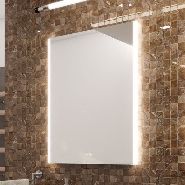 NIMCO ZP 11001VX - Kαθρέφτης μπάνιου με οπίσθιο φωτισμό dimming LED LED/21W/230V 3000-6500K 70x50 cm IP44