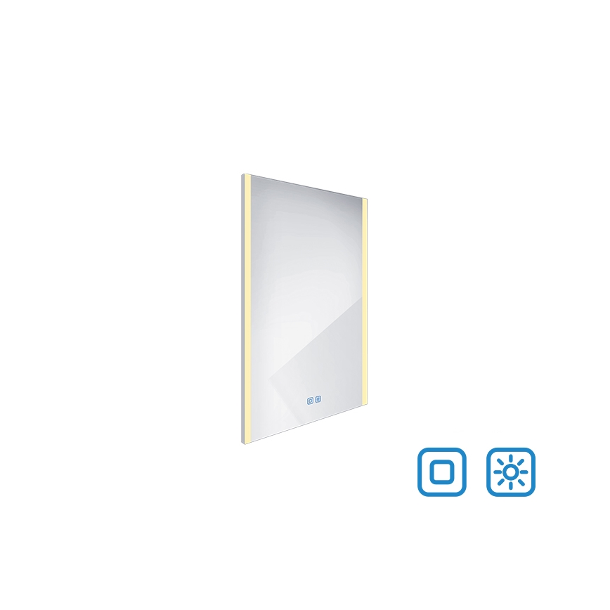 NIMCO ZP 11001VX - Kαθρέφτης μπάνιου με οπίσθιο φωτισμό dimming LED LED/21W/230V 3000-6500K 70x50 cm IP44