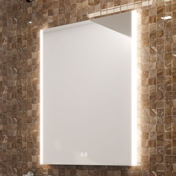 NIMCO ZP 11002VX - Kαθρέφτης μπάνιου με οπίσθιο φωτισμό dimming LED LED/24W/230V 3000-6500K 80x60 cm IP44
