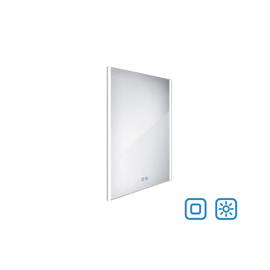 NIMCO ZP 11002VX - Kαθρέφτης μπάνιου με οπίσθιο φωτισμό dimming LED LED/24W/230V 3000-6500K 80x60 cm IP44