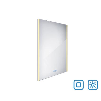 NIMCO ZP 11002VX - Kαθρέφτης μπάνιου με οπίσθιο φωτισμό dimming LED LED/24W/230V 3000-6500K 80x60 cm IP44