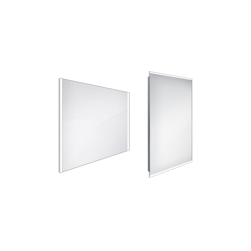 NIMCO ZP 11003 - Καθρέφτης Μπάνιου με οπίσθιο φωτισμό LED LED/21W/230V 6500K 70x80 cm IP44