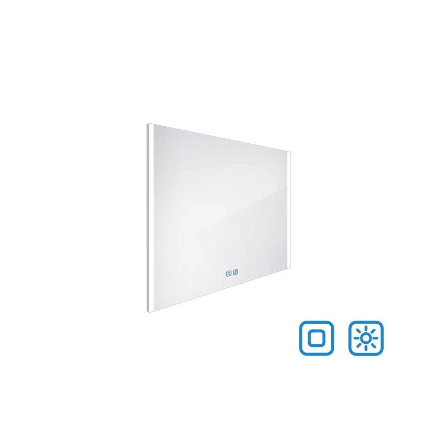 NIMCO ZP 11003V - Kαθρέφτης μπάνιου με οπίσθιο φωτισμό dimming LED LED/21W/230V 3000-6500K 70x80 cm IP44