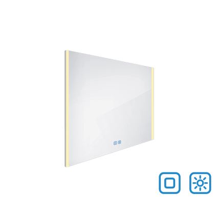 NIMCO ZP 11003VX - Kαθρέφτης μπάνιου με οπίσθιο φωτισμό dimming LED LED/21W/230V 3000-6500K 70x80 cm IP44