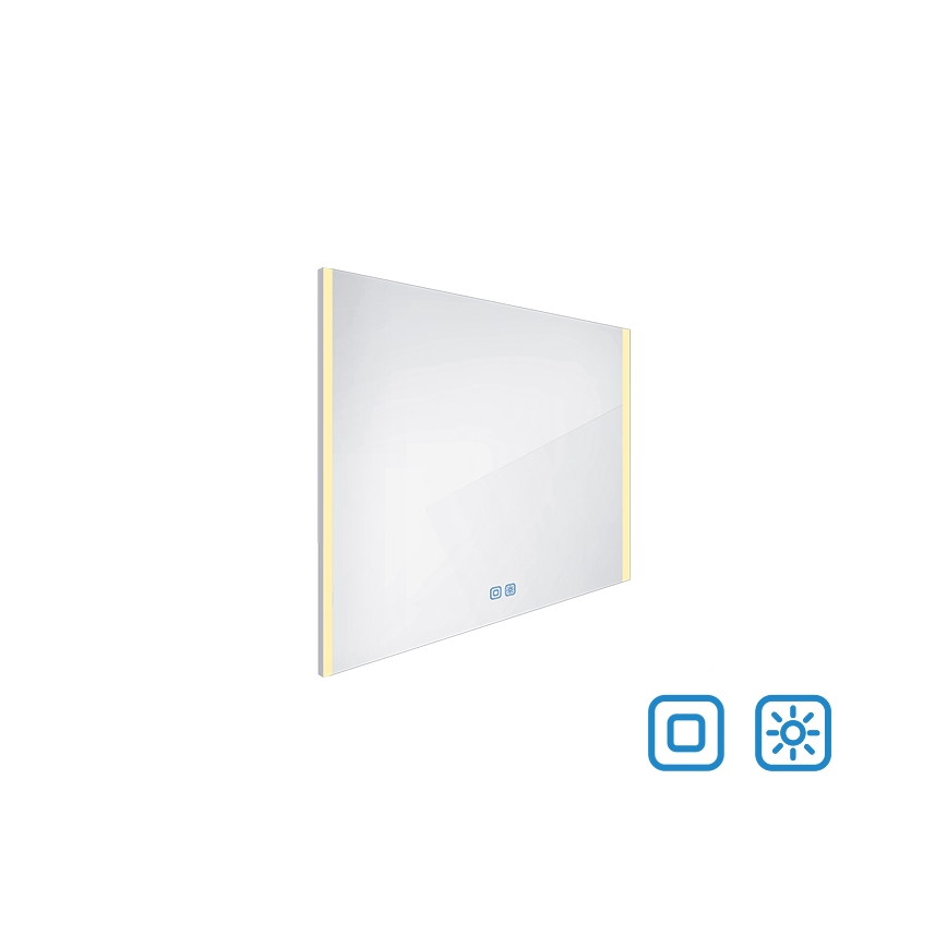 NIMCO ZP 11003VX - Kαθρέφτης μπάνιου με οπίσθιο φωτισμό dimming LED LED/21W/230V 3000-6500K 70x80 cm IP44