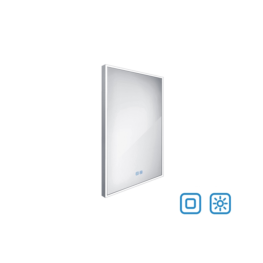 NIMCO ZP 13001VX - Kαθρέφτης μπάνιου με οπίσθιο φωτισμό dimming LED LED/35W/230V 3000-6500K 70x50 cm IP44