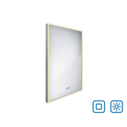 NIMCO ZP 13001VX - Kαθρέφτης μπάνιου με οπίσθιο φωτισμό dimming LED LED/35W/230V 3000-6500K 70x50 cm IP44