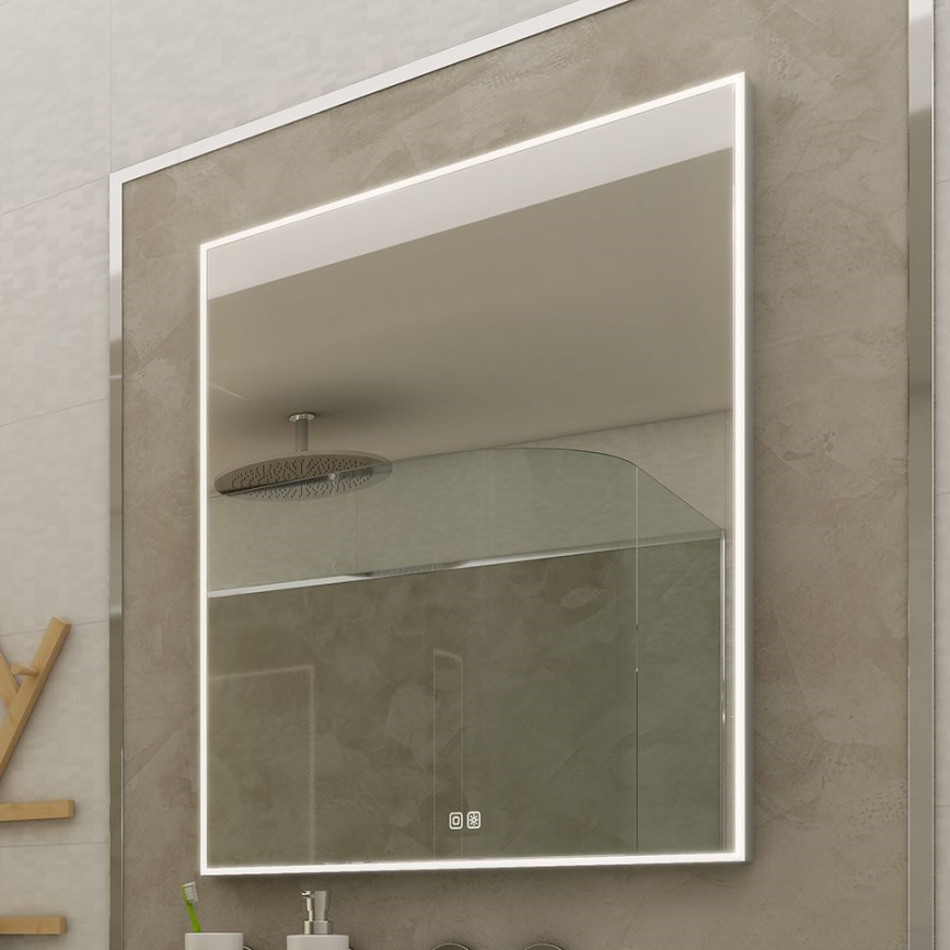 NIMCO ZP 13002VX - Kαθρέφτης μπάνιου με οπίσθιο φωτισμό dimming LED LED/41W/230V 3000-6500K 80x60 cm IP44