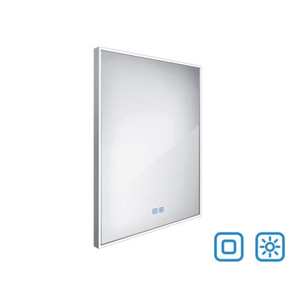 NIMCO ZP 13002VX - Kαθρέφτης μπάνιου με οπίσθιο φωτισμό dimming LED LED/41W/230V 3000-6500K 80x60 cm IP44