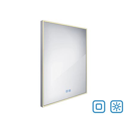 NIMCO ZP 13002VX - Kαθρέφτης μπάνιου με οπίσθιο φωτισμό dimming LED LED/41W/230V 3000-6500K 80x60 cm IP44