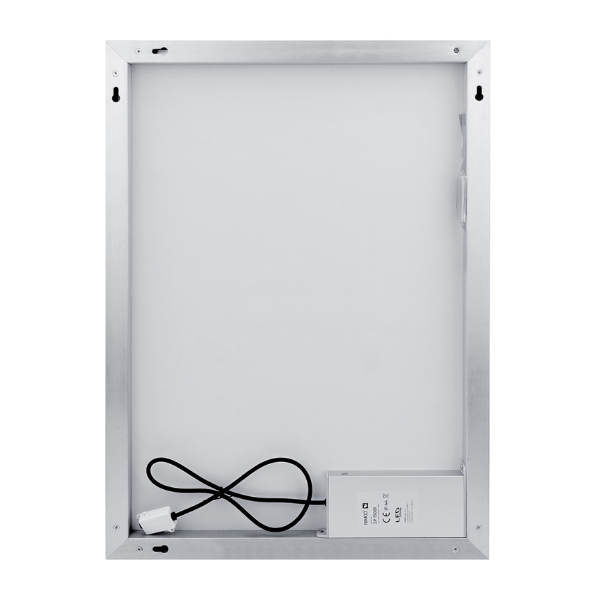 NIMCO ZP 13002VX - Kαθρέφτης μπάνιου με οπίσθιο φωτισμό dimming LED LED/41W/230V 3000-6500K 80x60 cm IP44