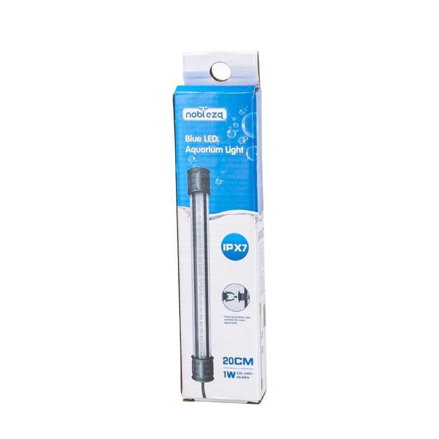 Nobleza - Φωτισμός ενυδρείου LED/1W/230V IPX7 20 cm