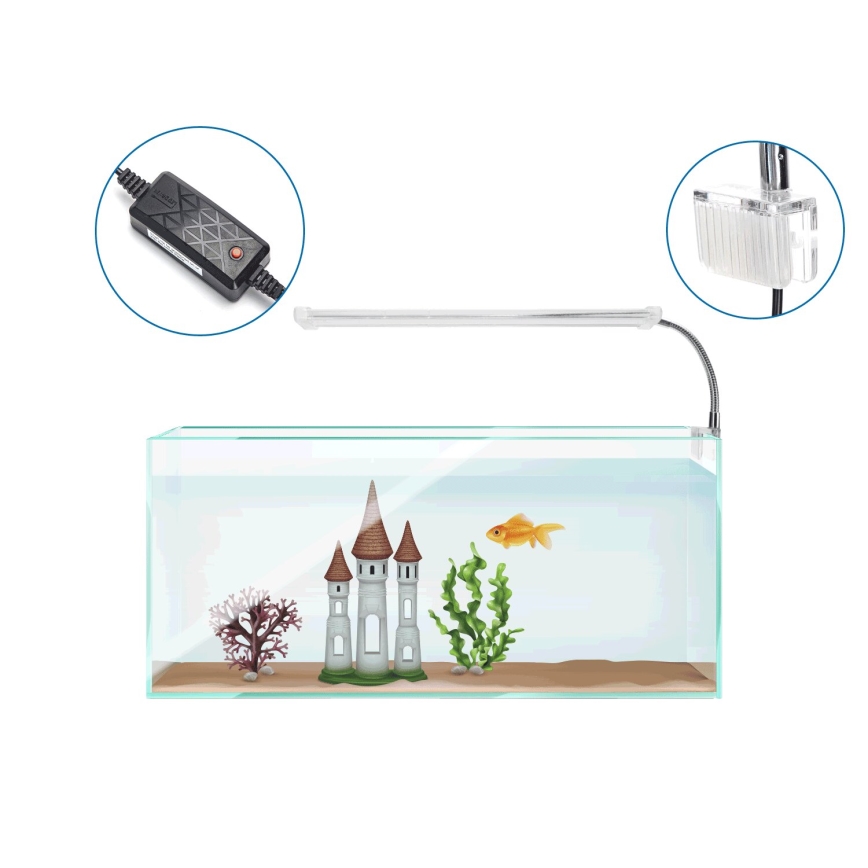Nobleza - LED Φωτισμός ενυδρείου LED/8W/230V IPX7 30 cm