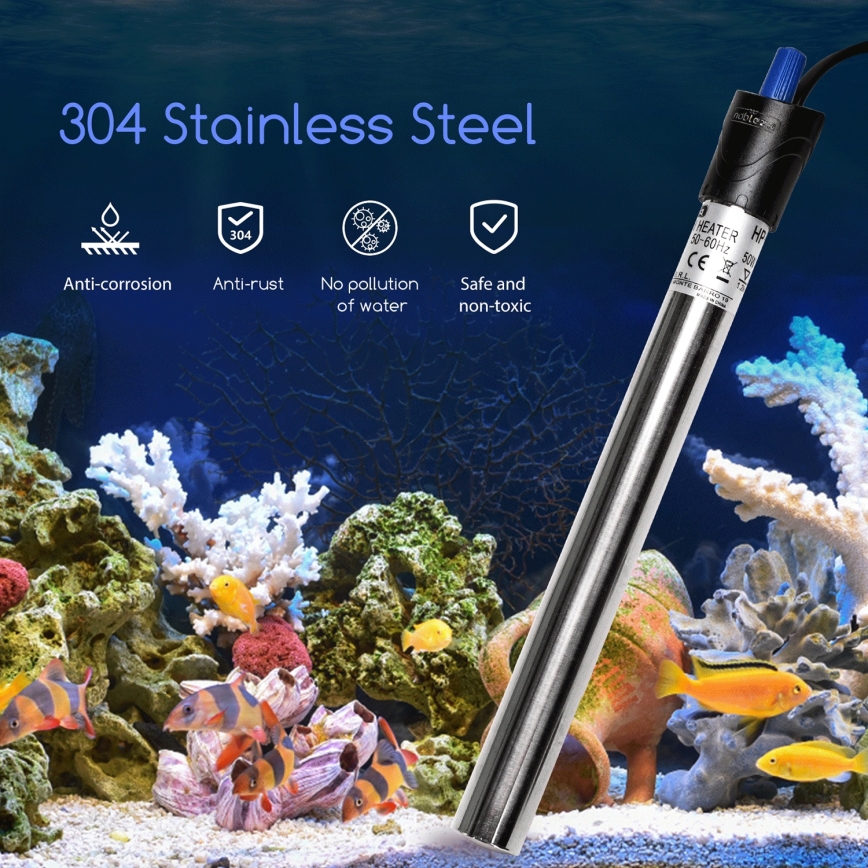 Nobleza - Θερμαντήρας ενυδρείου 100W από ανοξείδωτο ατσάλι