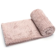 Nobleza - Κουβέρτα για κατοικίδια 100x80 cm ροζ