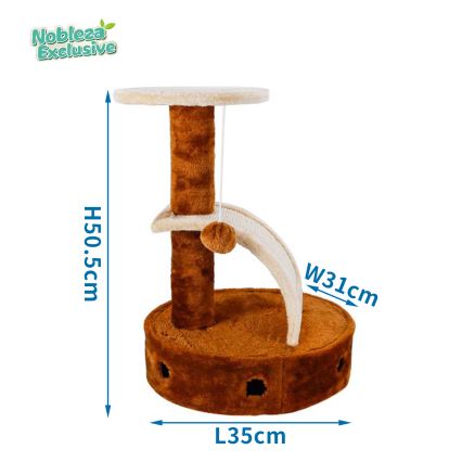 Nobleza - Ξύστρα για γάτες 50,5x35x31 εκ. καφέ