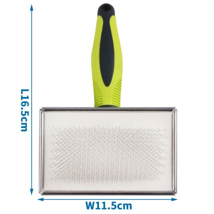 Nobleza - Χτένα για σκύλους πράσινη 11,5 cm