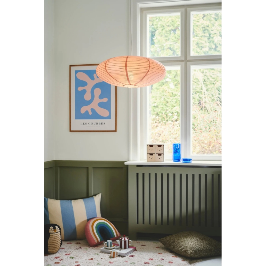 Nordlux - Αμπαζούρ για πολυέλαιο VILLO E27 Ø 60 εκ. ροζ