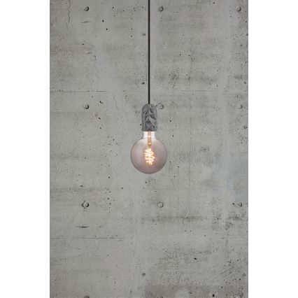 Nordlux - Ανάρτηση φωτιστικού HANG 1xE27/40W/230V γκρι/μαύρο