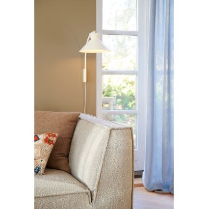 Nordlux - Λάμπα τοίχου DIAL 1xE27/40W/230V λευκό