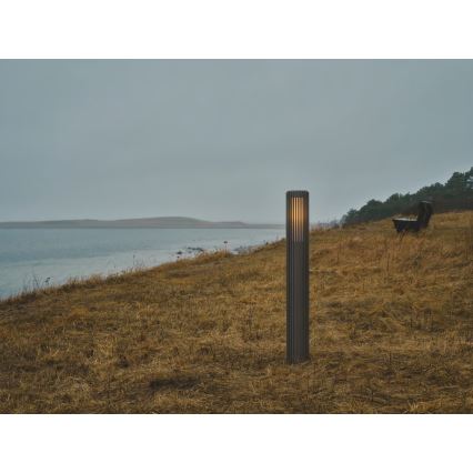 Nordlux - Λάμπα εξωτερικού χώρου ALUDRA 1xE27/15W/230V IP44 ανθρακί 95,4 cm