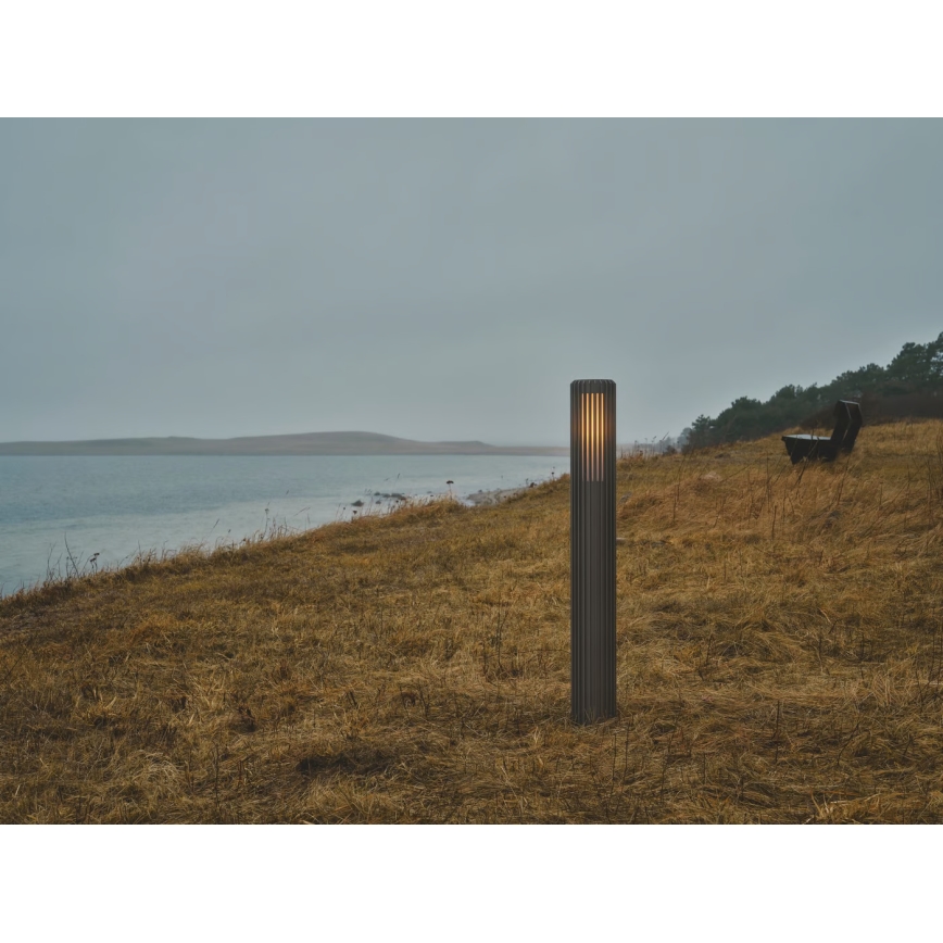 Nordlux - Λάμπα εξωτερικού χώρου ALUDRA 1xE27/15W/230V IP44 ανθρακί 95,4 cm