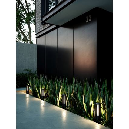 Nordlux - Λάμπα εξωτερικού χώρου ALUDRA 1xE27/15W/230V IP44 μαύρο 45,4 cm